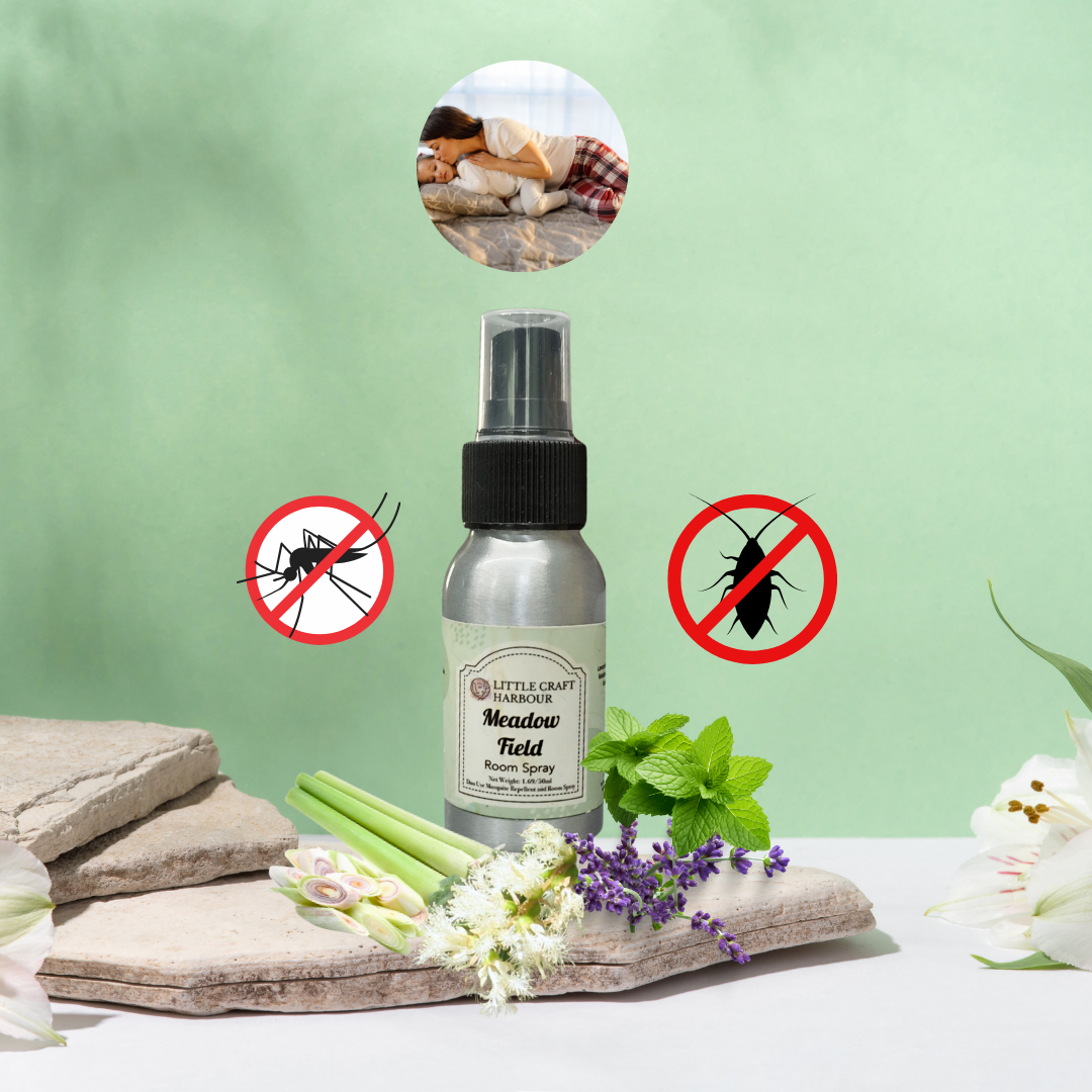 Meadow Field Room Spray - 100ml (Made with 100% Natural Ingredients and Essential Oil)